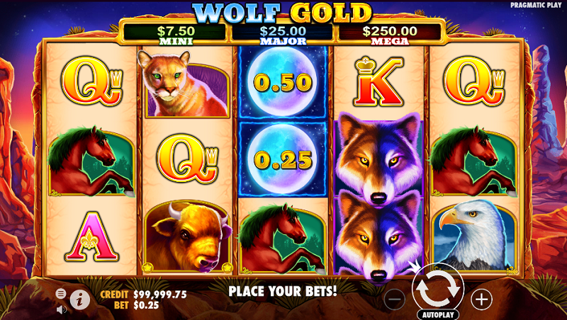 Wolf Gold slot from Pragmatic Play