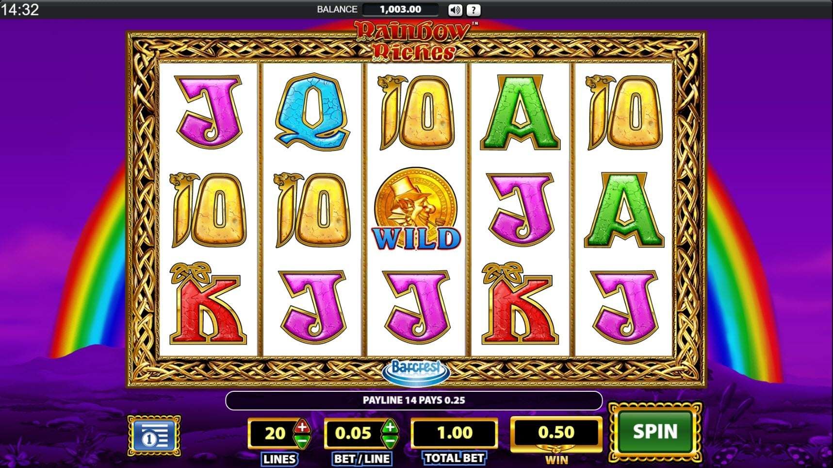 🎰 Rainbow Riches online demo - hrajte pre zábavu | AnyGambl