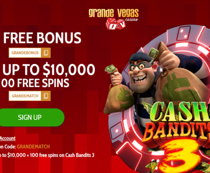 Grand Vegas Casino $36 No Deposit Bonus 2025 - Get Promo Codes
